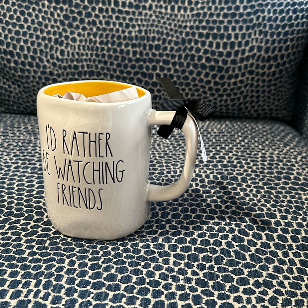 Rae Dunn Ceramic Mug | I’d Rather Be Watching Friends